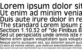 Przykład czcionki OliverC Bold Italic